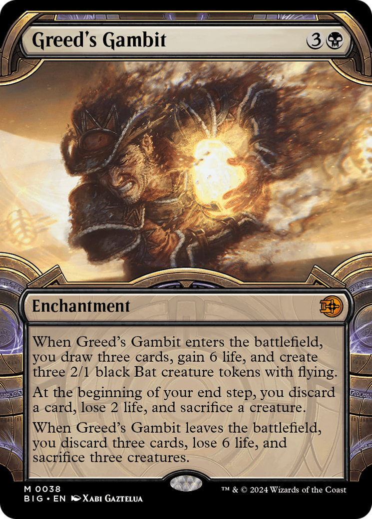 Greed's Gambit - Mythic Enchantment card from The Big Score