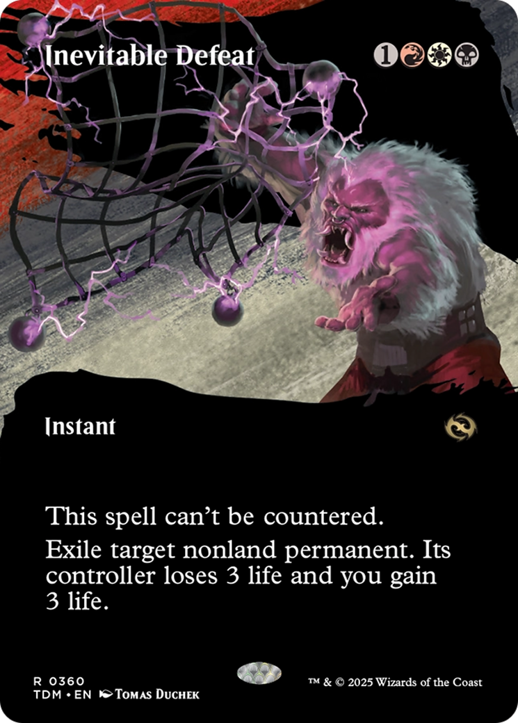 Inevitable Defeat - Rare Instant card from Tarkir: Dragonstorm