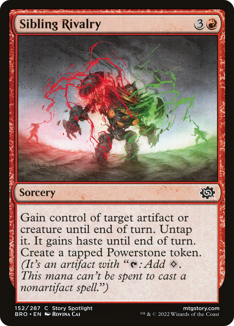 Sibling Rivalry - Common Sorcery card from The Brothers' War