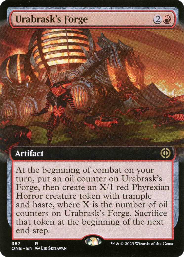 Urabrask's Forge - Rare Artifact card from Phyrexia: All Will Be One