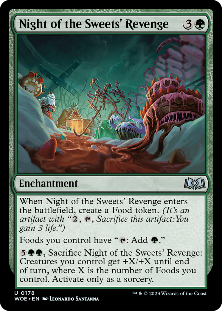 Night of the Sweets' Revenge - Uncommon Enchantment card from Wilds of Eldraine