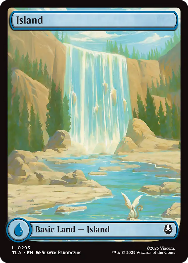 Island - Common Basic Land — Island card from Avatar: The Last Airbender