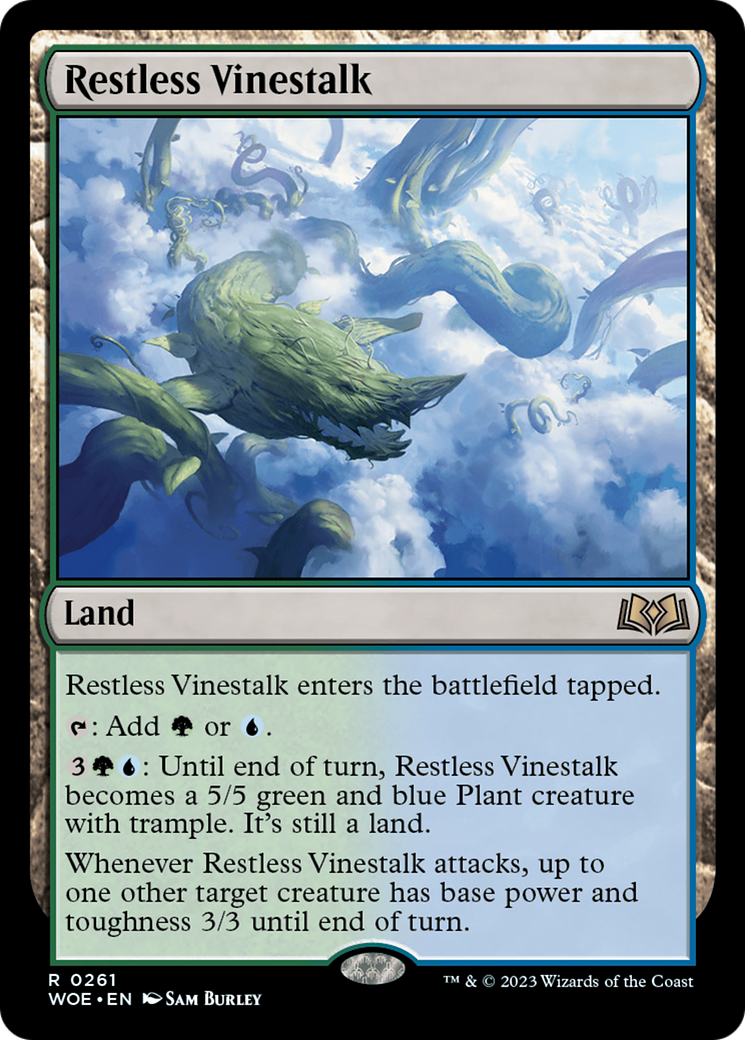 Restless Vinestalk - Land used in Simic main decks
