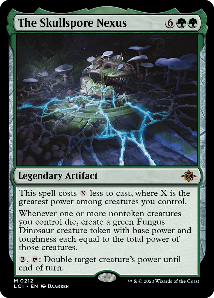 The Skullspore Nexus - Mythic Legendary Artifact card from The Lost Caverns of Ixalan