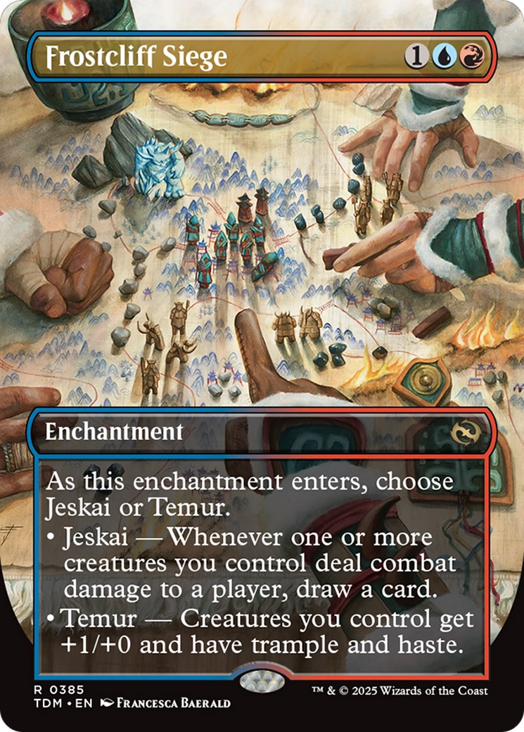 Frostcliff Siege - Rare Enchantment card from Tarkir: Dragonstorm