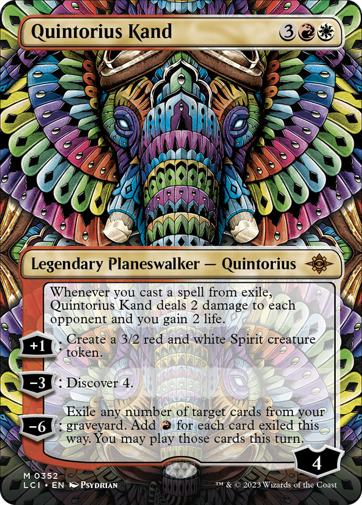 Quintorius Kand - Mythic Legendary Planeswalker — Quintorius card from The Lost Caverns of Ixalan