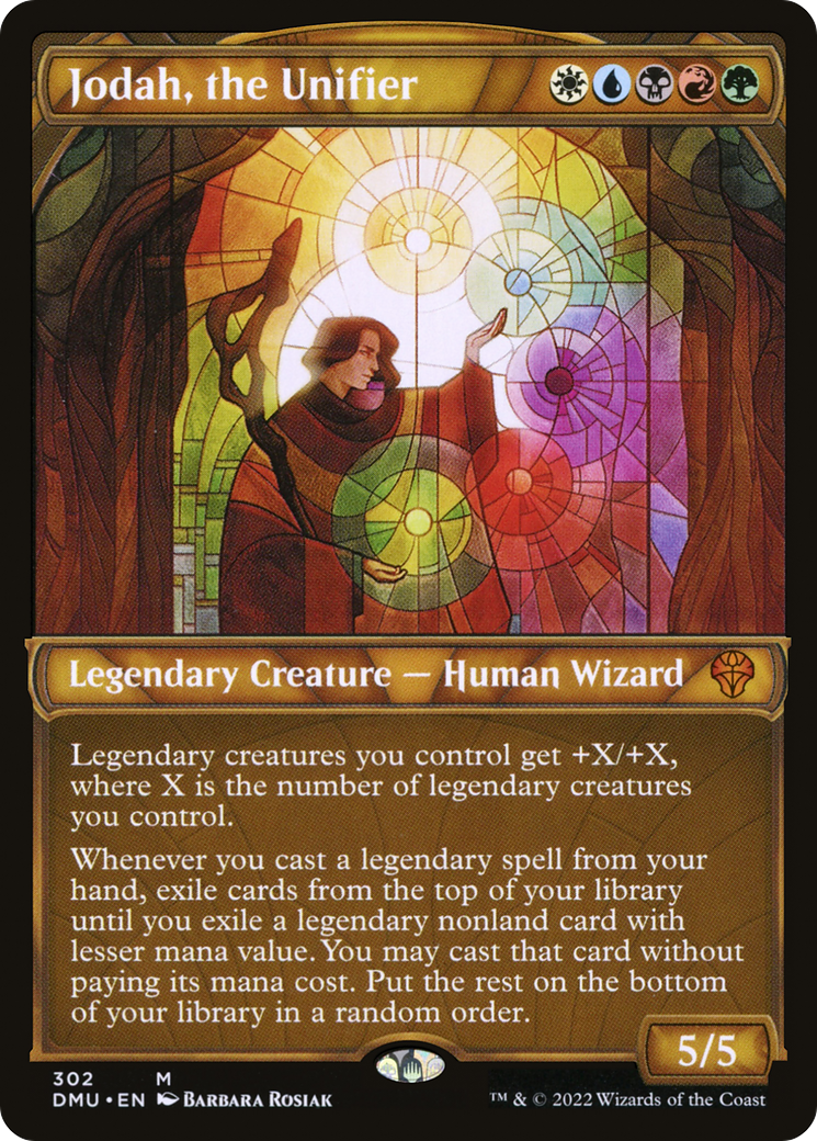 Jodah, the Unifier - Mythic Legendary Creature — Human Wizard card from Dominaria United