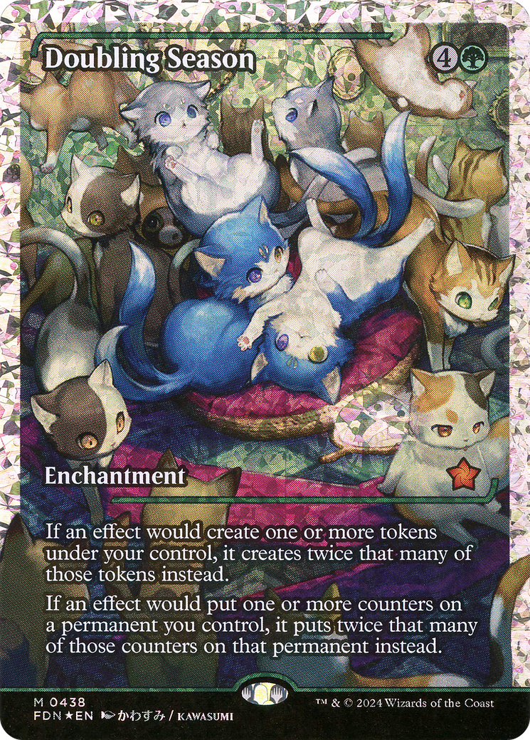 Doubling Season - Mythic Enchantment card from Foundations