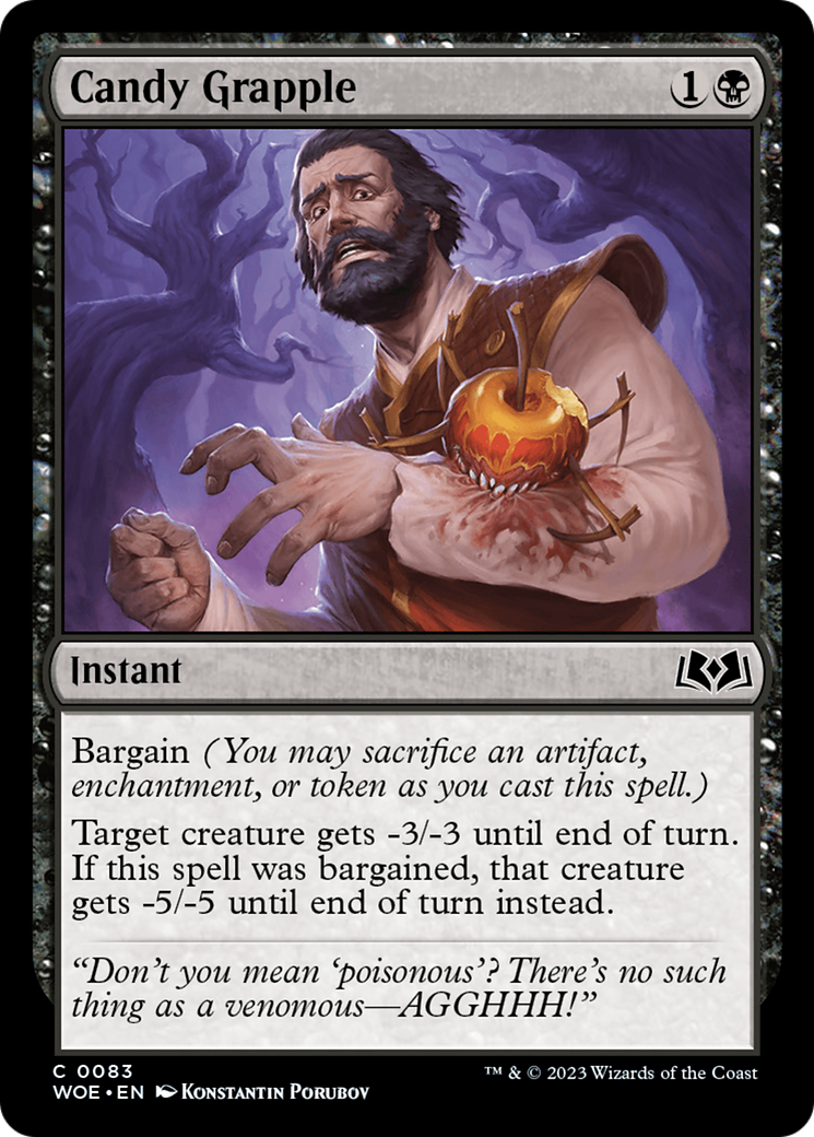 Candy Grapple - Common Instant card from Wilds of Eldraine