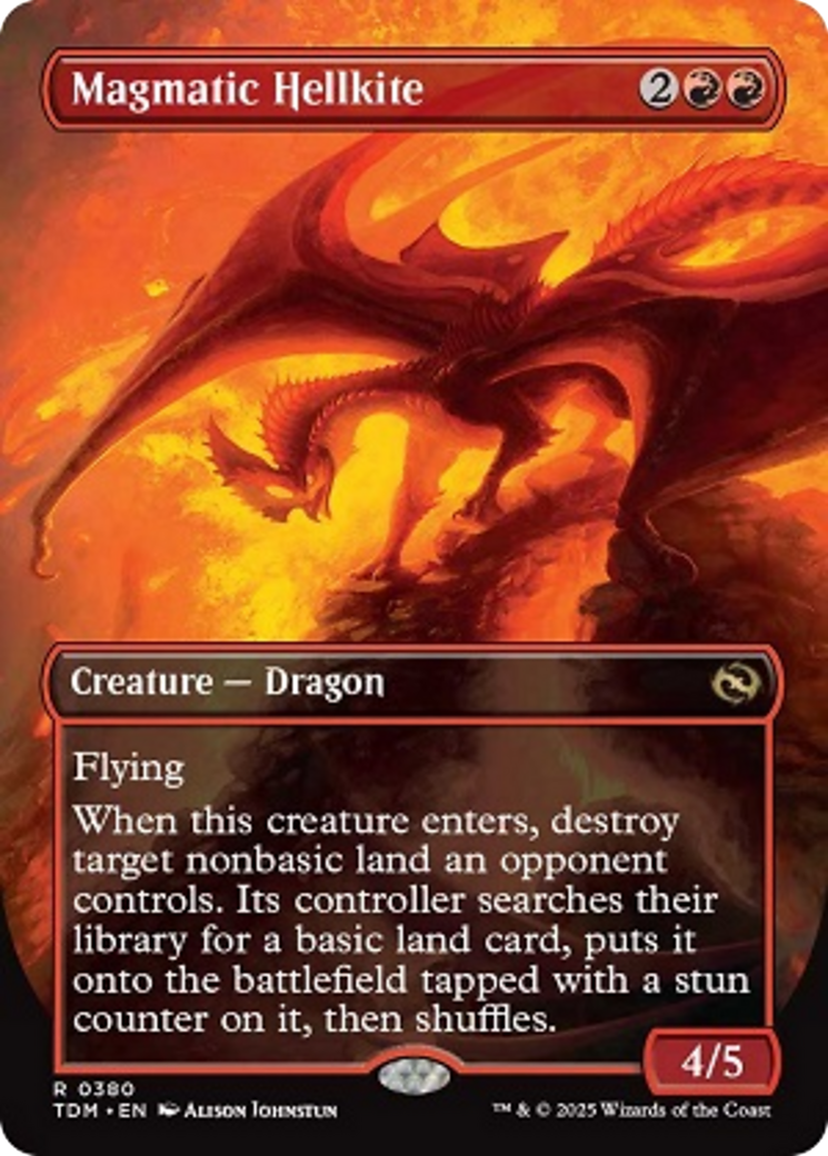 Magmatic Hellkite // Magmatic Hellkite - Rare Creature — Dragon card from Tarkir: Dragonstorm