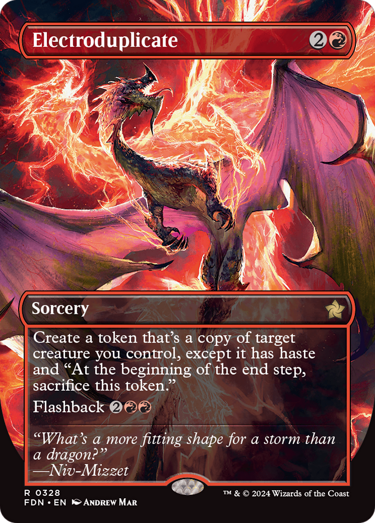Electroduplicate - Rare Sorcery card from Foundations