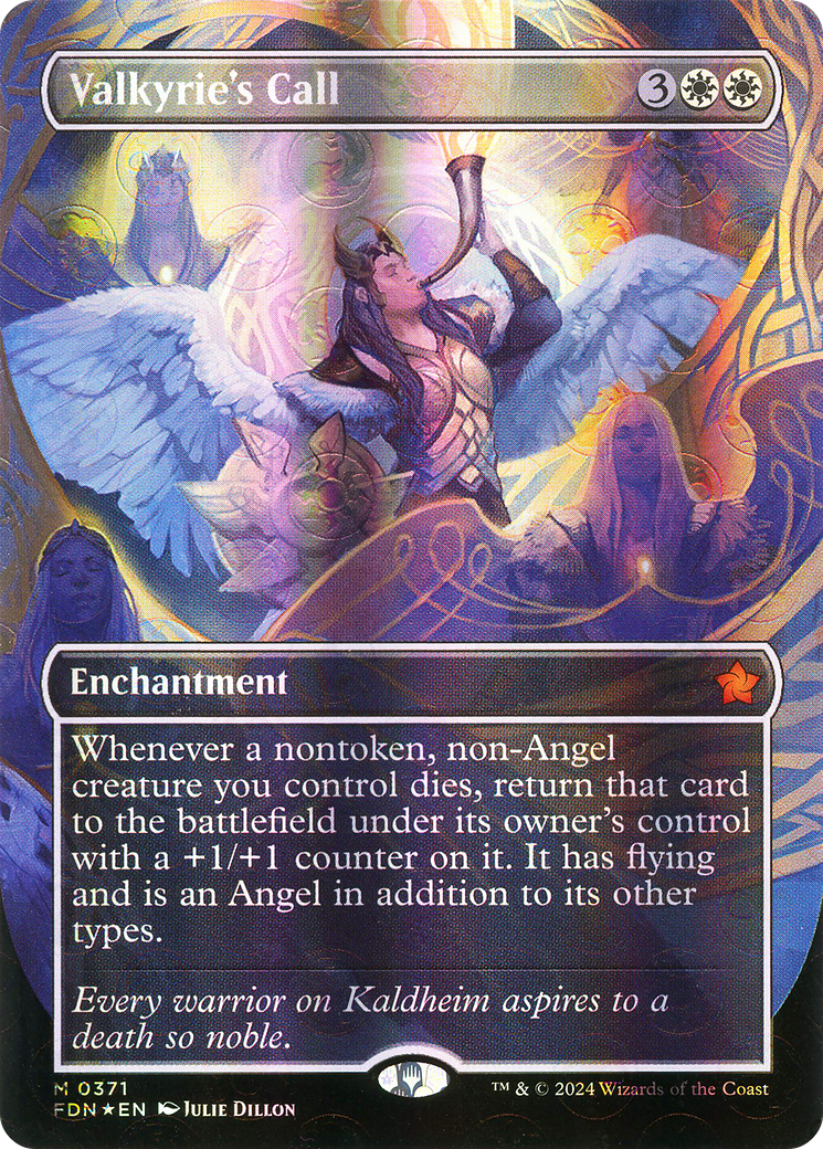Valkyrie's Call - Mythic Enchantment card from Foundations