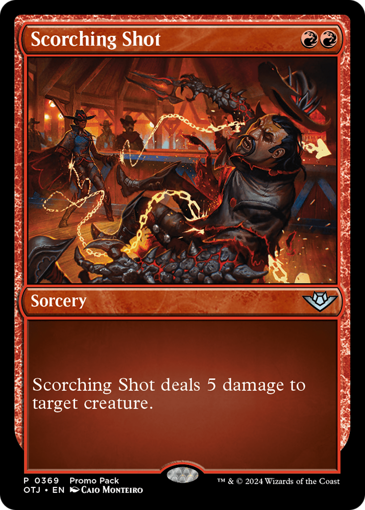 Scorching Shot - Uncommon Sorcery card from Outlaws of Thunder Junction