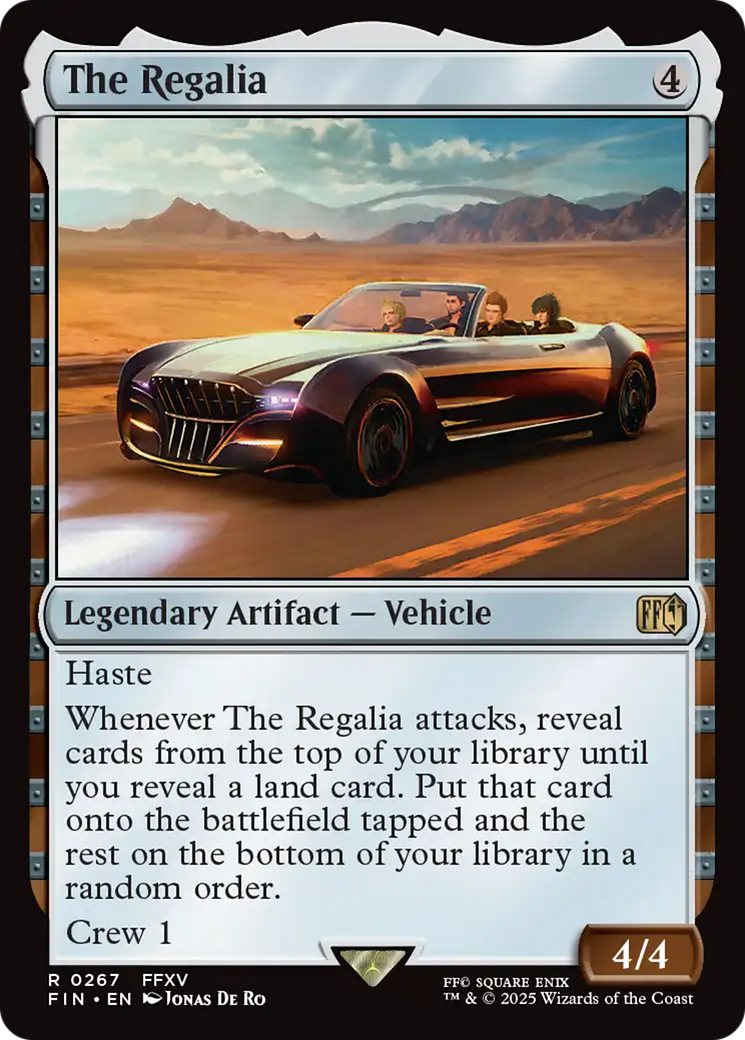 The Regalia - Rare Legendary Artifact — Vehicle card from Final Fantasy