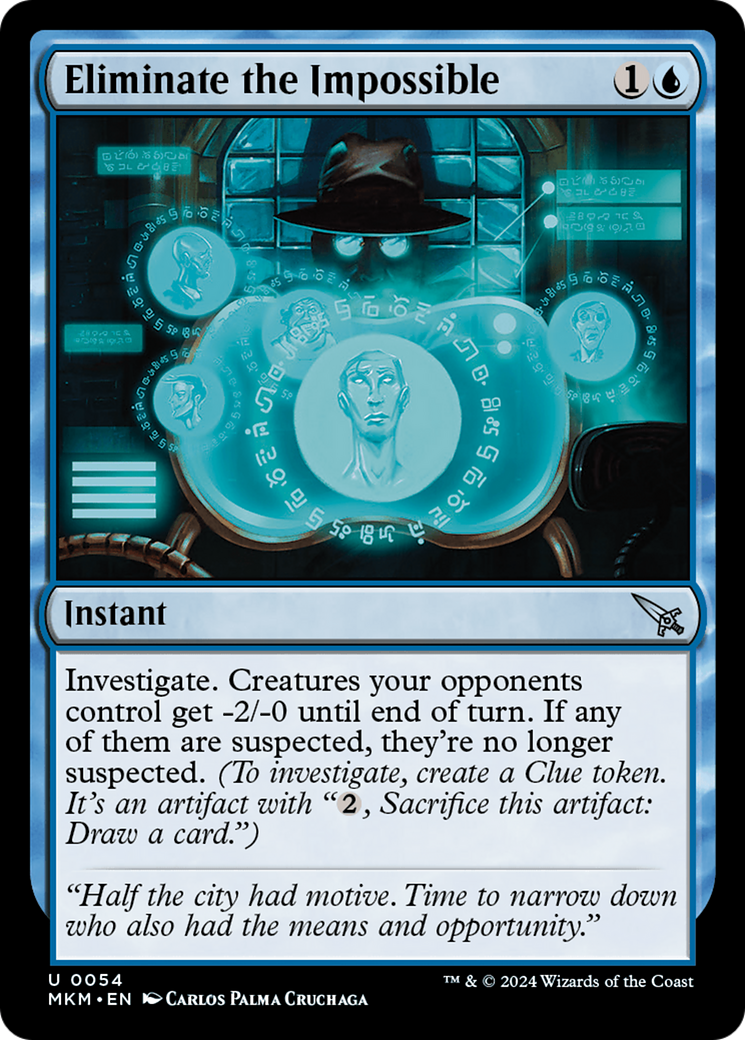 Eliminate the Impossible - Uncommon Instant card from Murders at Karlov Manor