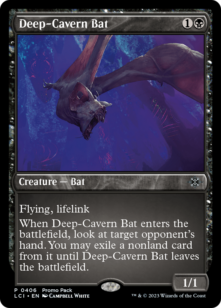 Deep-Cavern Bat - Uncommon Creature — Bat card from The Lost Caverns of Ixalan