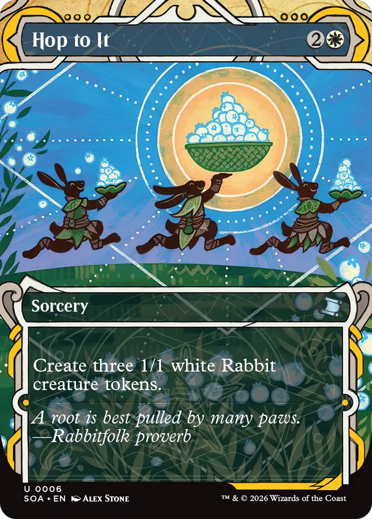 Hop to It - Uncommon Sorcery card from Secrets of Strixhaven Mystical Archive