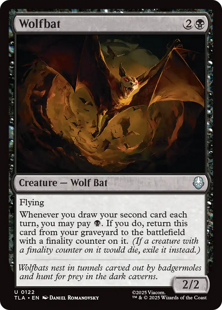 Wolfbat - Uncommon Creature — Wolf Bat card from Avatar: The Last Airbender