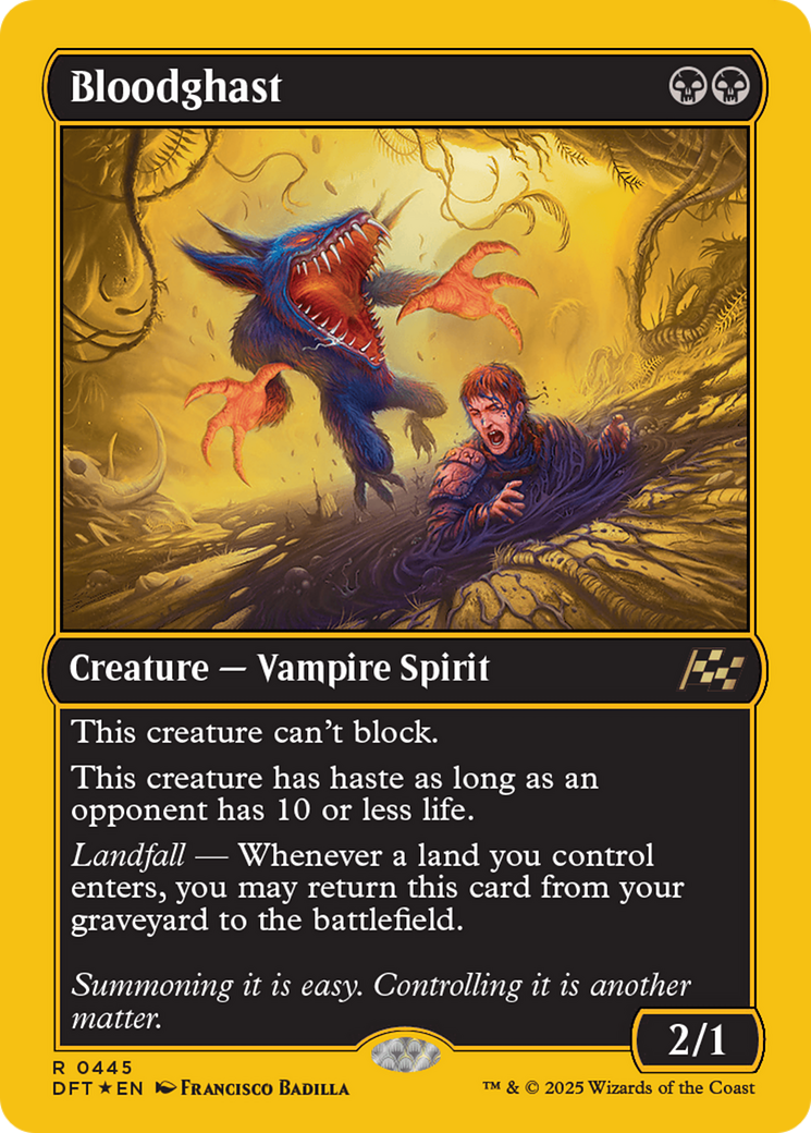 Bloodghast - Rare Creature — Vampire Spirit card from Aetherdrift