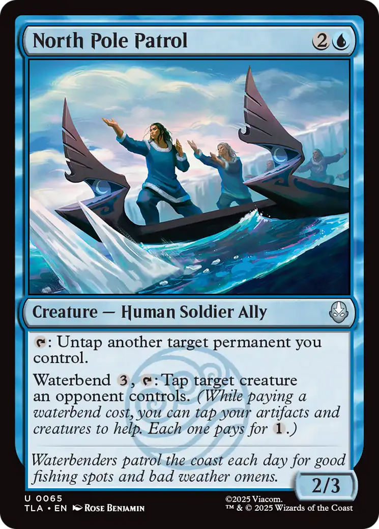 North Pole Patrol - Uncommon Creature — Human Soldier Ally card from Avatar: The Last Airbender