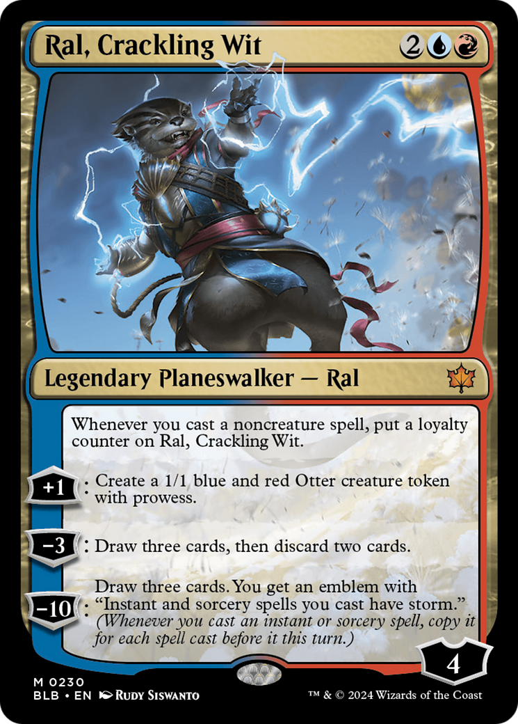 Ral, Crackling Wit - Legendary Planeswalker — Ral used in Izzet sideboards