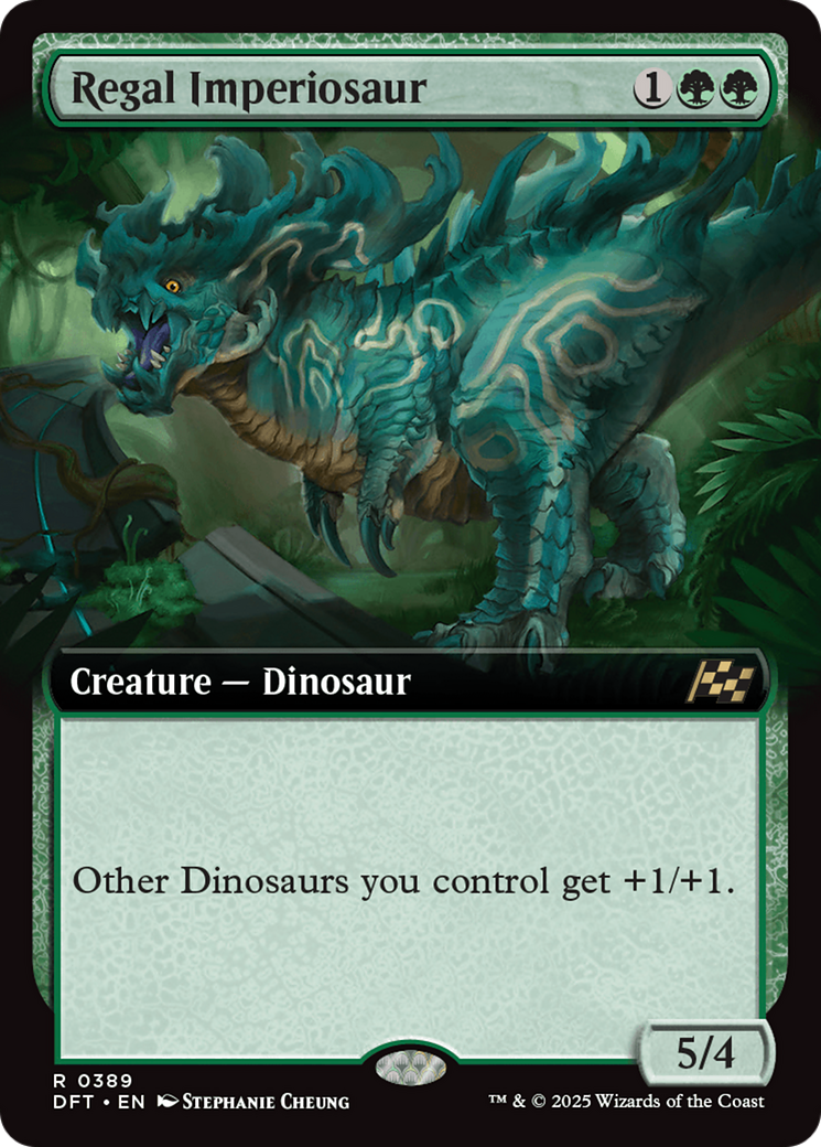 Regal Imperiosaur - Rare Creature — Dinosaur card from Aetherdrift