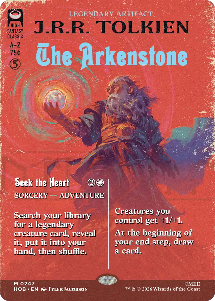 The Arkenstone // Seek the Heart - Mythic Legendary Artifact card from The Hobbit