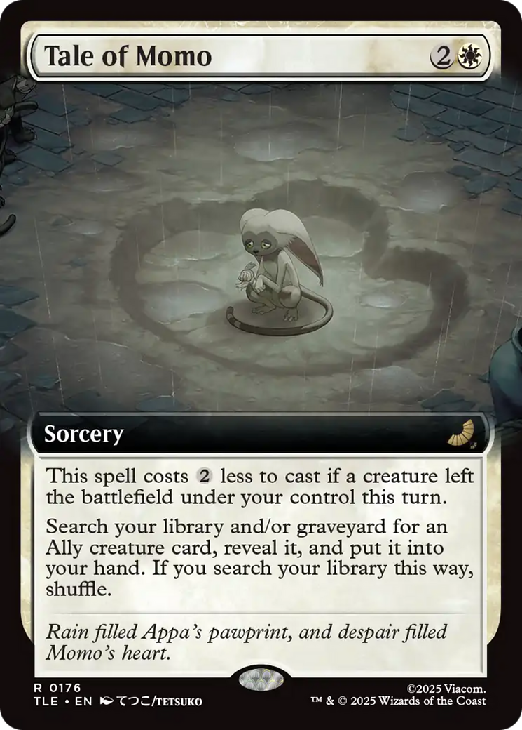Tale of Momo - Rare Sorcery card from Avatar: The Last Airbender Eternal