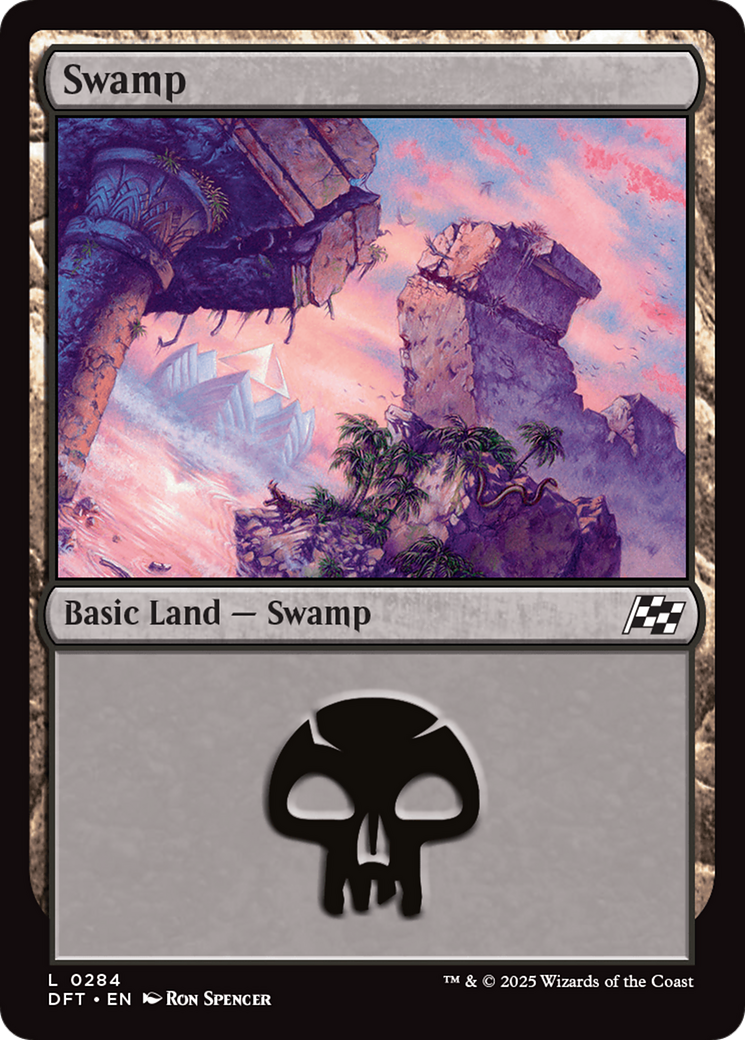 Swamp - Common Basic Land — Swamp card from Aetherdrift