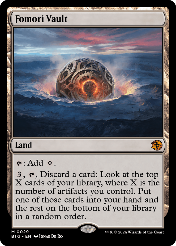 Fomori Vault - Mythic Land card from The Big Score
