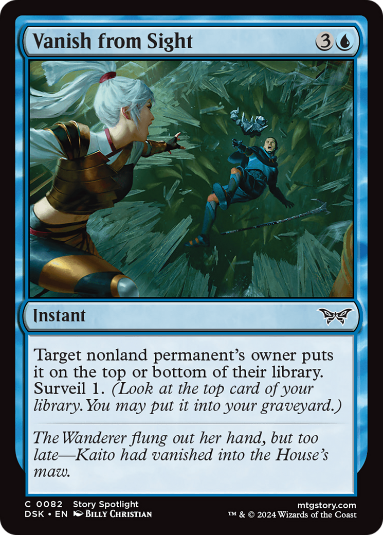 Vanish from Sight - Common Instant card from Duskmourn: House of Horror