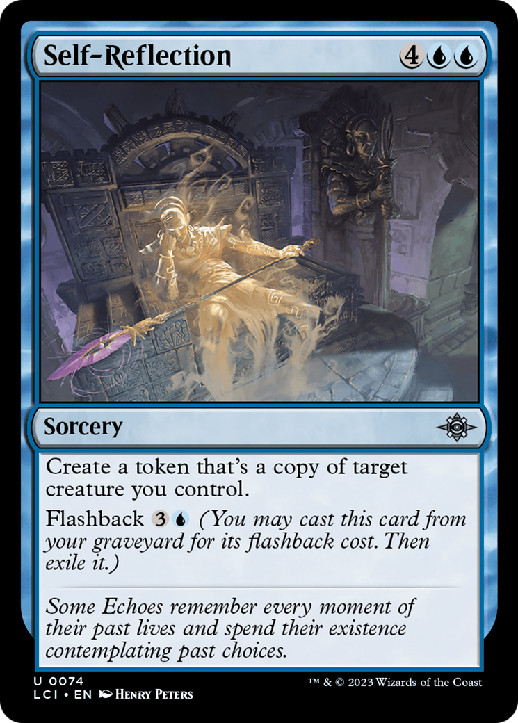 Self-Reflection - Uncommon Sorcery card from The Lost Caverns of Ixalan