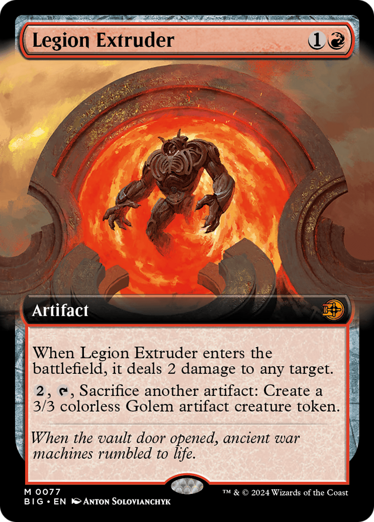 Legion Extruder - Mythic Artifact card from The Big Score