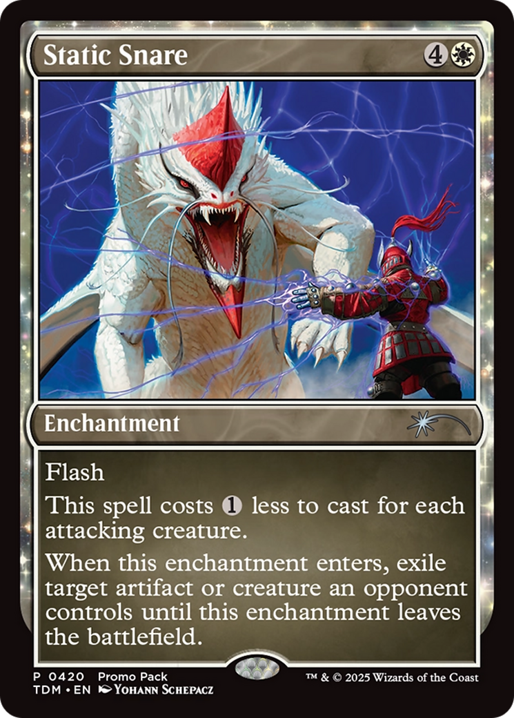 Static Snare - Uncommon Enchantment card from Tarkir: Dragonstorm