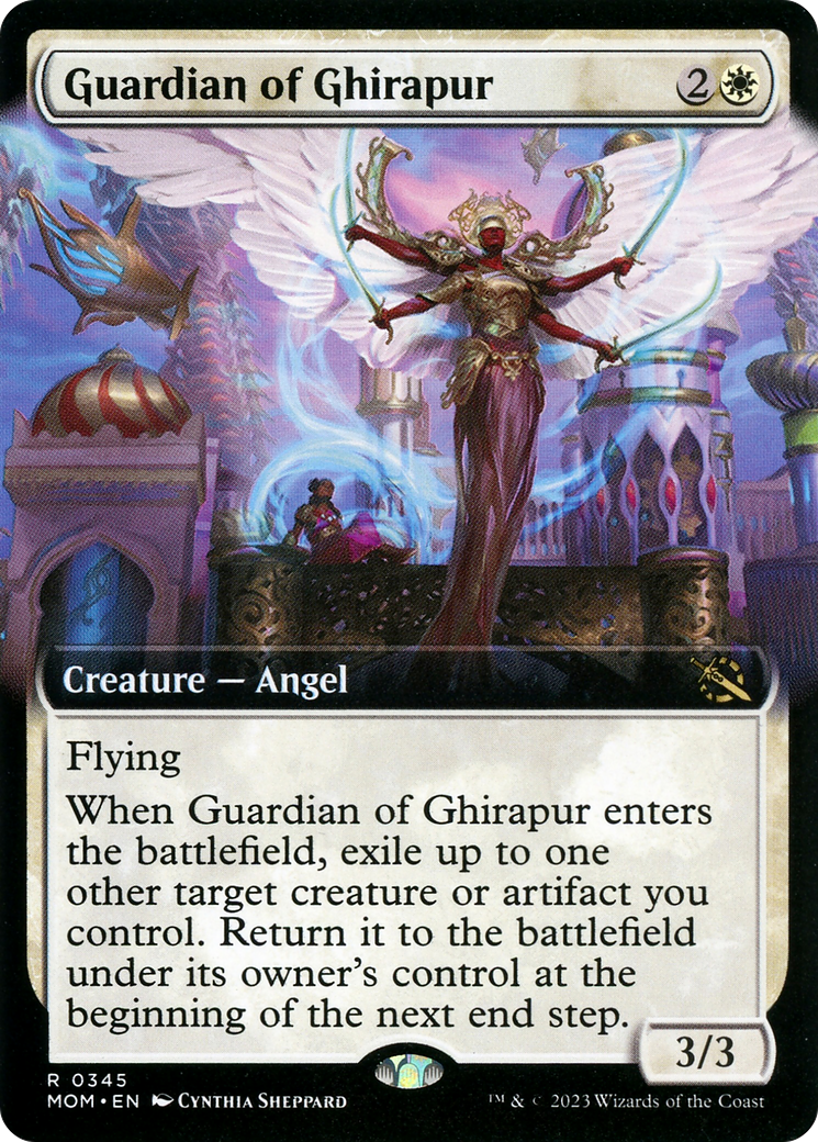 Guardian of Ghirapur - Rare Creature — Angel card from March of the Machine