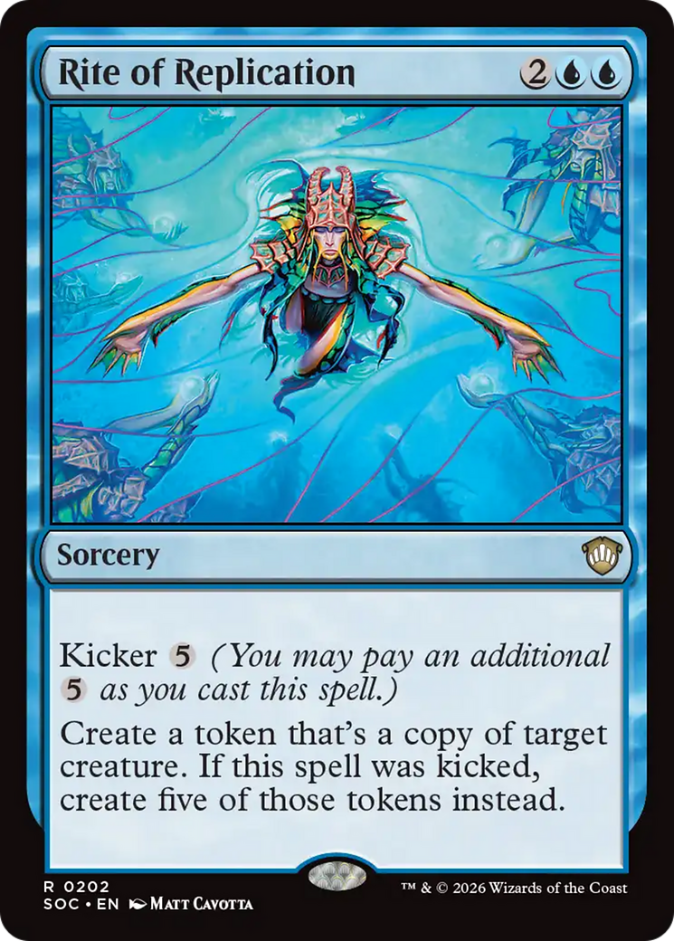 Rite of Replication - Rare Sorcery card from Secrets of Strixhaven Commander