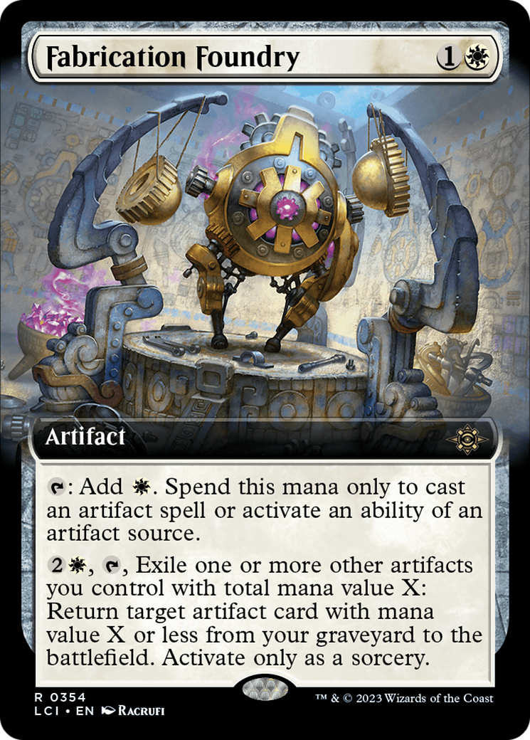 Fabrication Foundry - Rare Artifact card from The Lost Caverns of Ixalan