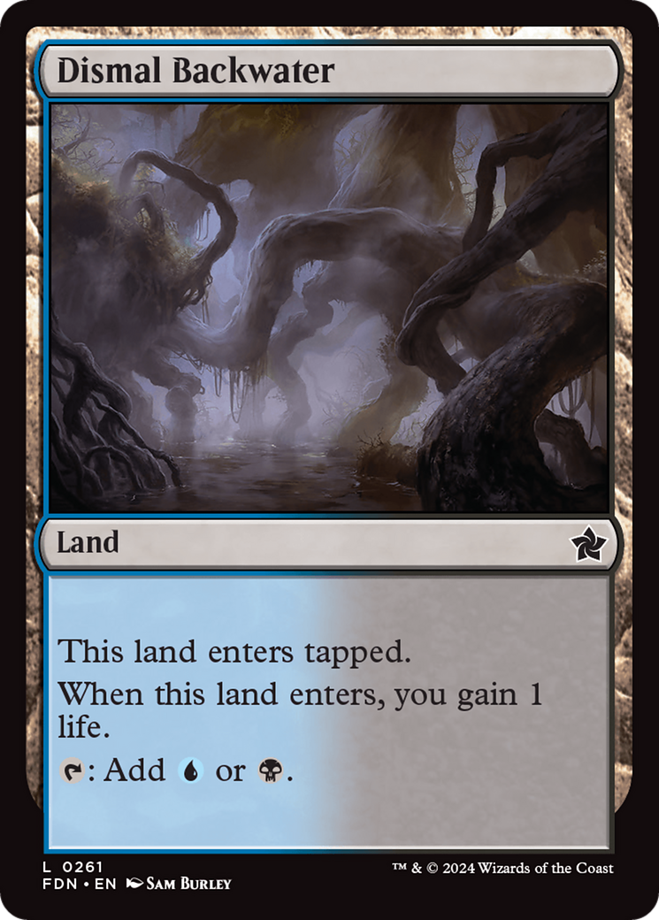 Dismal Backwater - Common Land card from Foundations