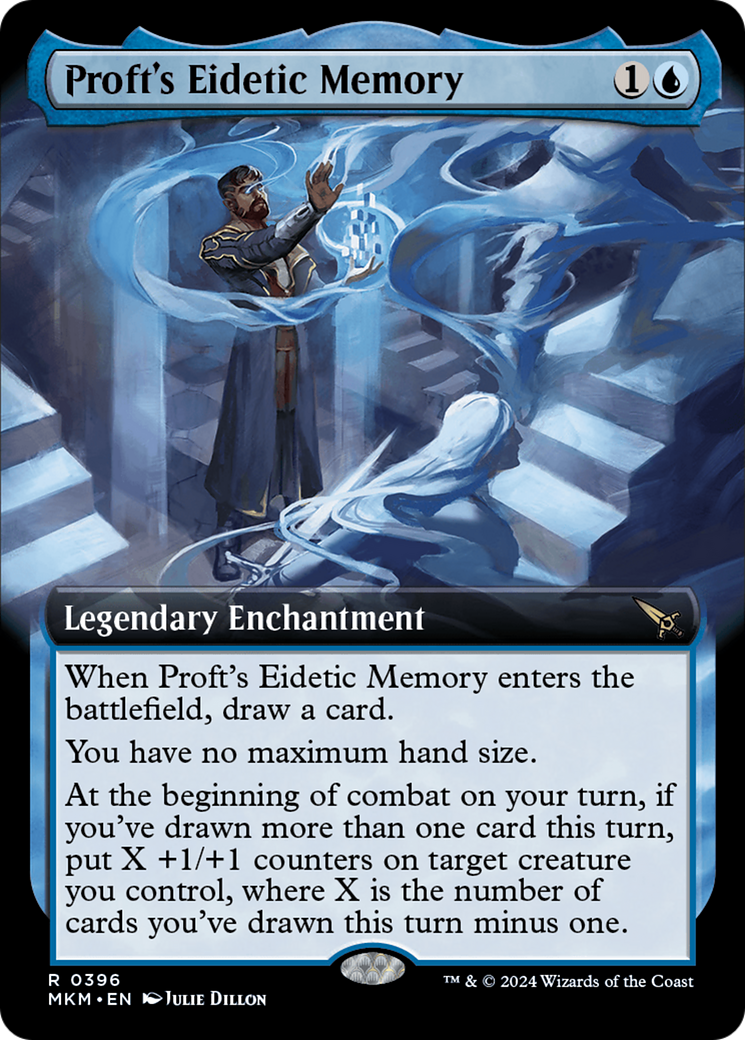Proft's Eidetic Memory - Rare Legendary Enchantment card from Murders at Karlov Manor