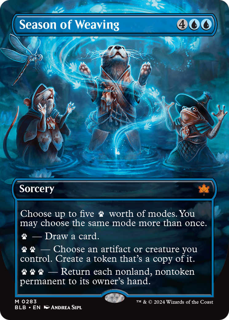 Season of Weaving - Mythic Sorcery card from Bloomburrow