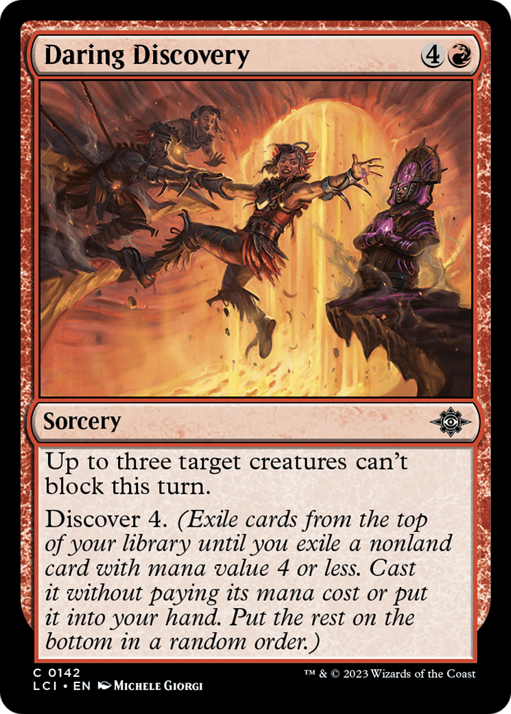 Daring Discovery - Common Sorcery card from The Lost Caverns of Ixalan