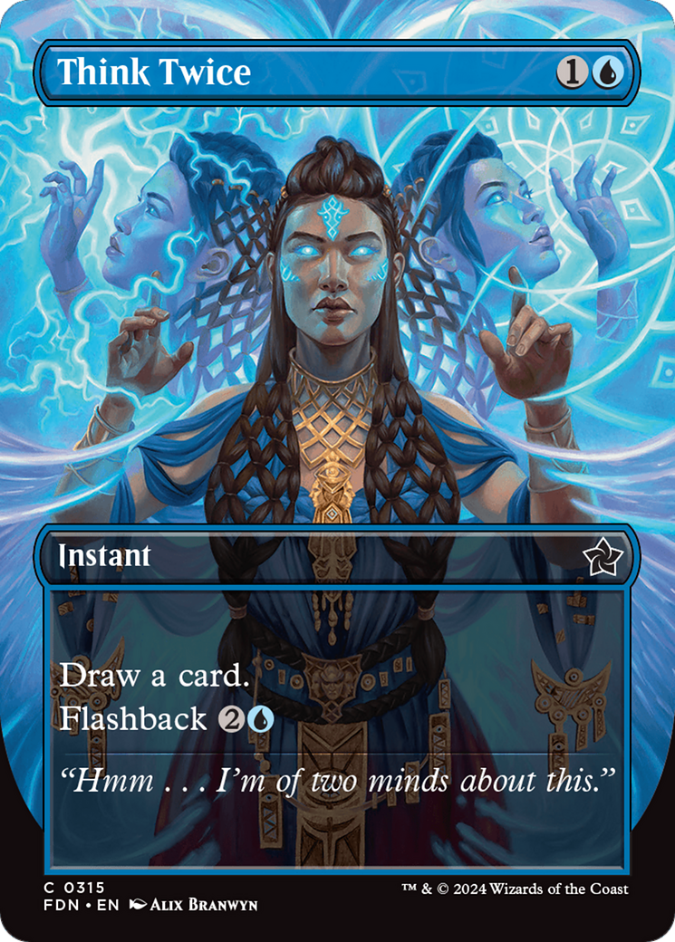 Think Twice - Common Instant card from Foundations