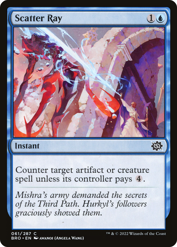 Scatter Ray - Common Instant card from The Brothers' War