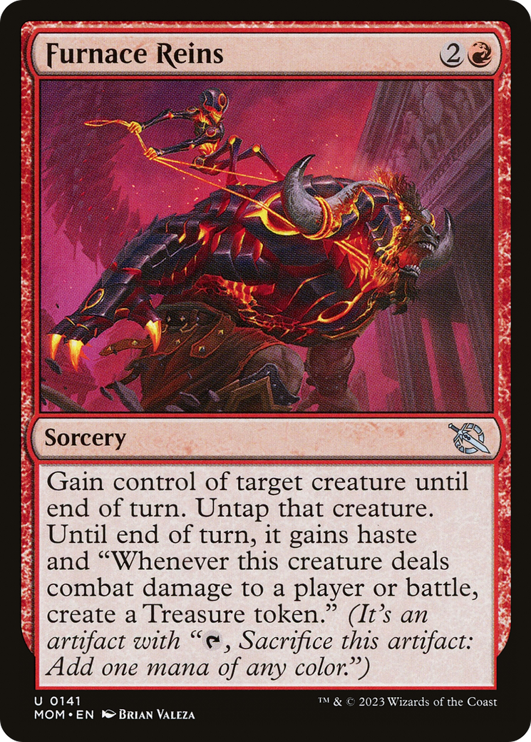 Furnace Reins - Uncommon Sorcery card from March of the Machine
