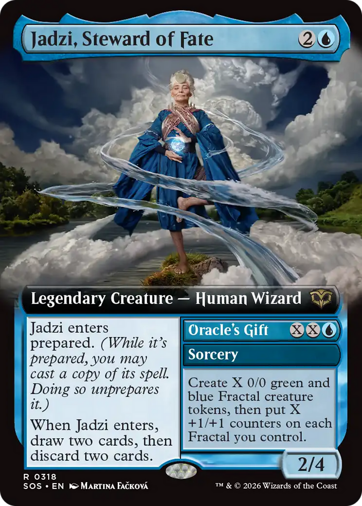 Jadzi, Steward of Fate // Oracle's Gift - Rare Sorcery card from Secrets of Strixhaven
