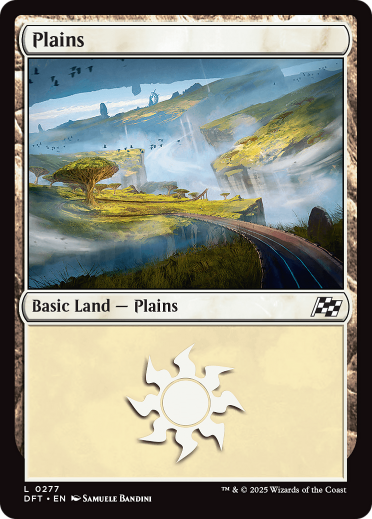 Plains - Common Basic Land — Plains card from Aetherdrift