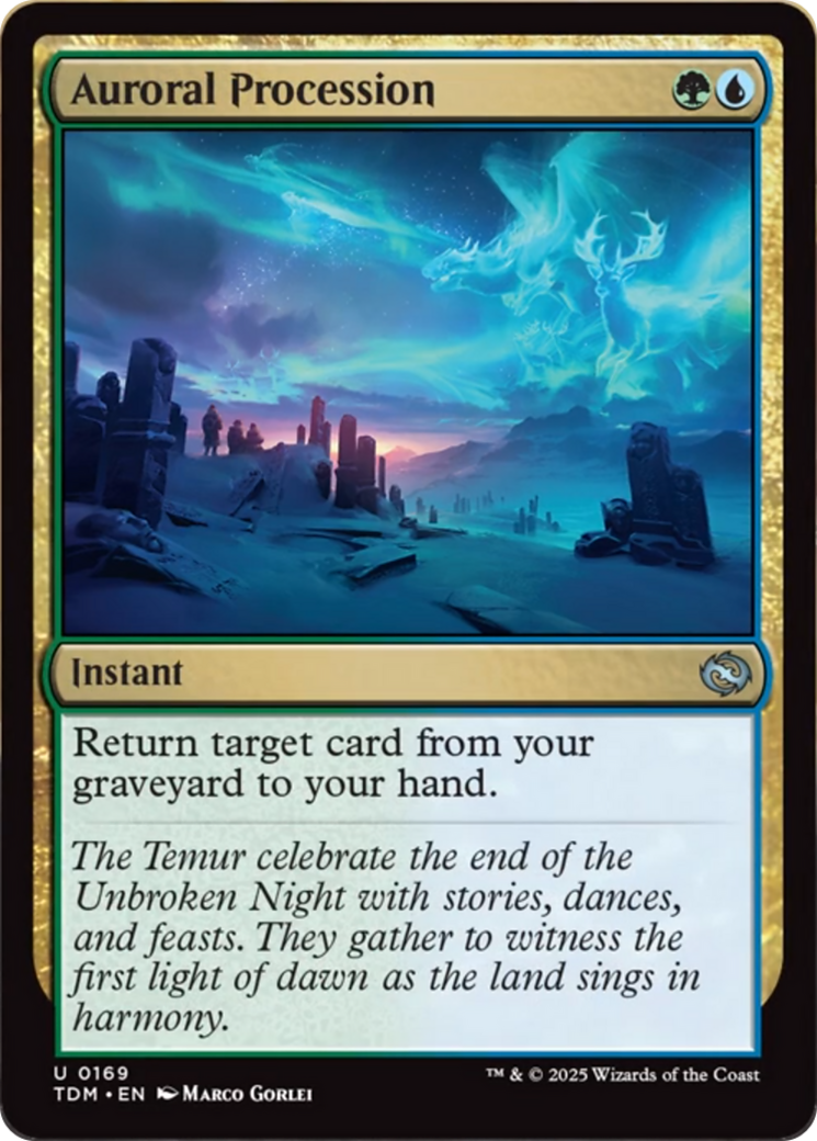 Auroral Procession - Uncommon Instant card from Tarkir: Dragonstorm