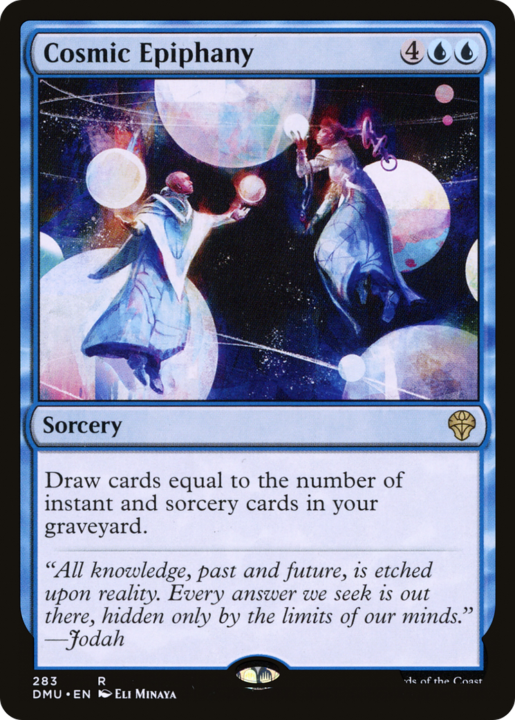 Cosmic Epiphany - Rare Sorcery card from Dominaria United