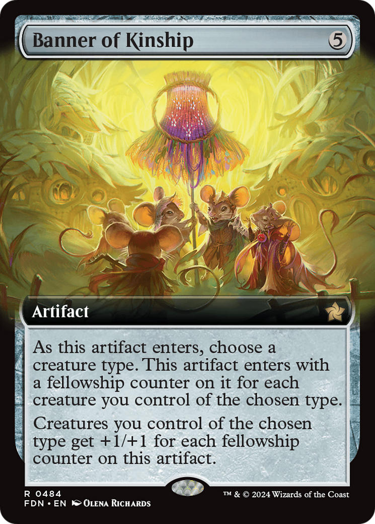 Banner of Kinship - Rare Artifact card from Foundations