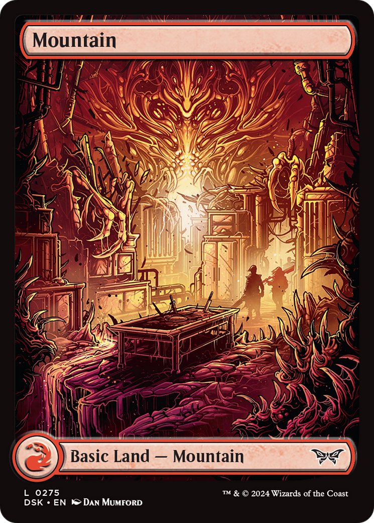 Mountain - Common Basic Land — Mountain card from Duskmourn: House of Horror